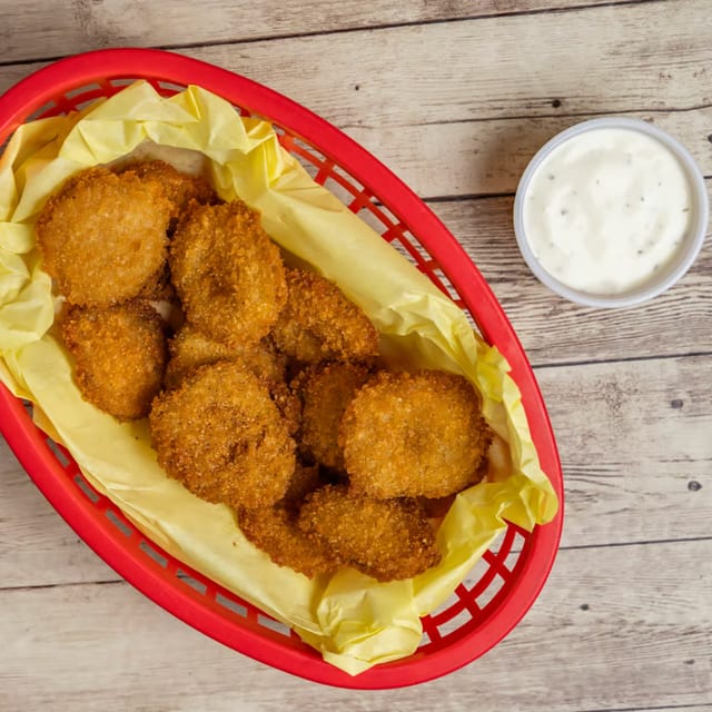 House Fried Pickle Chips.